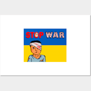 Stop War Crime Ukraine Posters and Art